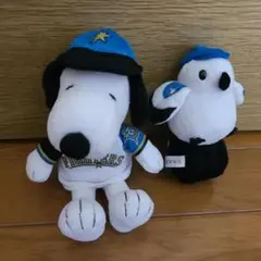 15.【日本ハム】スヌーピー 20thユニフォーム ぬいぐるみ シマエナガ付き