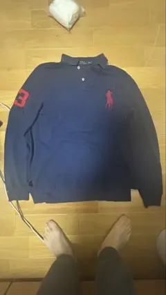 ポロラルフローレン長袖ポロシャツMサイズ