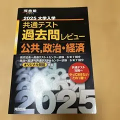 2025 大学入学共通テスト過去問レビュー 公共・政治経済