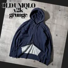 00s archive old uniqlo double zip parker