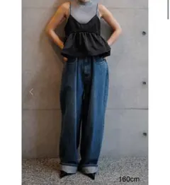 MACHATT マチャット ウエストタックデニム ブラック 36 ウエストタックデニム（ブラック） | MACHATT ONLINE STORE