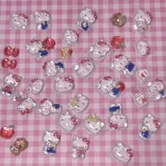 1シート分＋おまけ！　ボンボンドロップサンリオ立体シールおすそわけ　キティちゃん