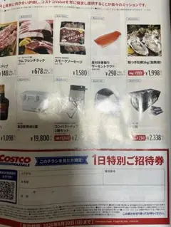 コストコ 1日特別ご招待券のサムネイル