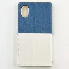 【新品】iPhoneX XS デニムフラップケース「WINDE」  a