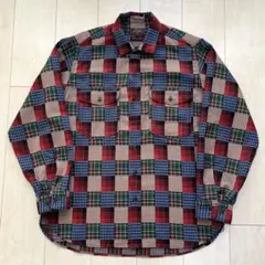 パッチワーク シャツ