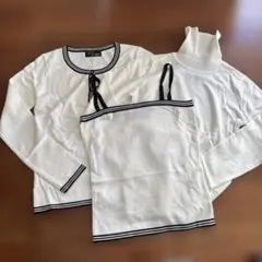 CECIL McBEE カーディガン　タートルネック　インナー　3点セット　新品