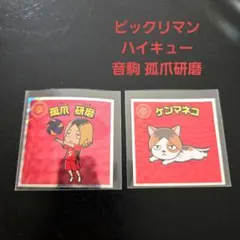 匿名配送！ビックリマン ハイキュー ビックリマンシール 音駒高校 孤爪研磨