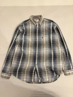 Levi's 長袖 チェックシャツ ブルー系