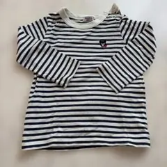 DOUBLE _B 長袖ストライプTシャツ 90