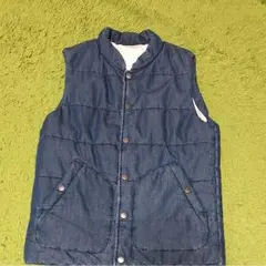 中綿 ダウンベスト ネイビー
