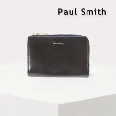 059② 新品 ポールスミス ベジタン ラウンドジップ ミニ財布 定期入れ
