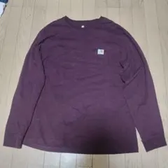 Carhartt 長袖カットソー L ダークパープル