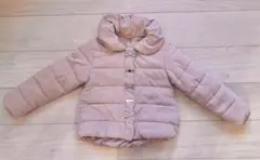 【petit main】中綿 リボン ダウン ジャケット120