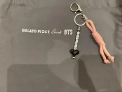 BTS SEOKJIN キーホルダー パラコード ピンク