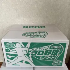 未開封　大人買い　プロ野球チップス　2026 一箱　6袋　カード12枚入り
