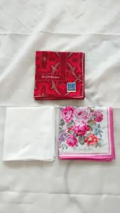 YVES SAINT LAURENTハンカチ3枚