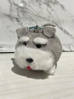 シュナとボブ ぬいぐるみ ボブ　シュナウザー　犬　キーホルダー　マスコット