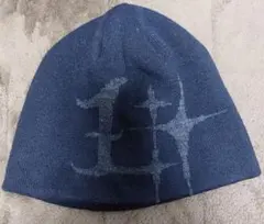 パンク y2k 古着 XU ビーニー ニット帽