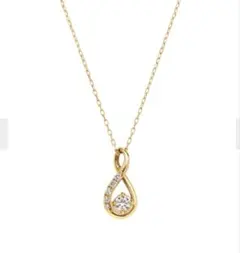 K18イエローゴールド ダイヤモンド ネックレス　ヴァンドーム青山　保証書付き