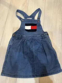TOMMY HILFIGER デニムオーバーオールワンピース 92