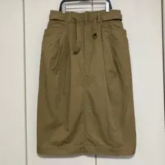 ユニクロＵ　コットンツイルベルテッドスカート