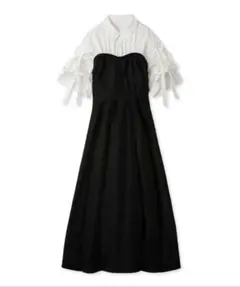 SNIDEL2023SS♡ジャガードベアドッキングワンピース