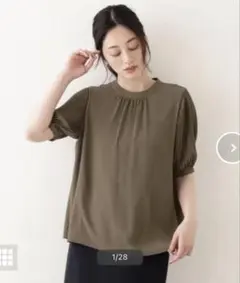☆新品未使用　ナチュラルビューティーベーシックプリーツ抑揚スリーブSのサムネイル