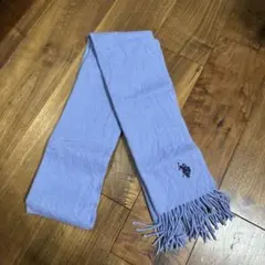 U.S. POLO ASSN. 青紫 マフラー