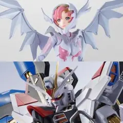［新品］S.H.F ラクス+ メタルロボット魂ストライクフリーダムガンダム弐式