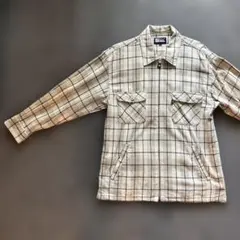 FIRST DOWN チェック柄ネルシャツ Mサイズ