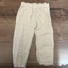 ZARA クリーム色 長ズボン　ボトムス
