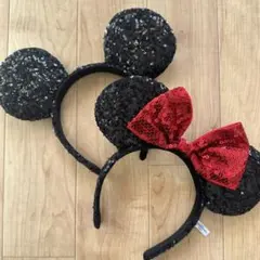 ディズニー カチューシャ セット スパンコール