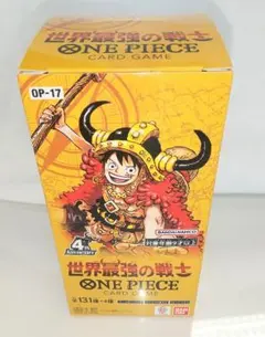 ONE PIECEカードゲーム 世界最強の戦士 BOX テープカット済み - メルカリ