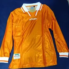 Lotto ロット サッカー 長袖シャツ オレンジ Mサイズ 練習着