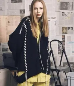 maisonspecial 鬼ワッフルカーディガン カーディガンのサムネイル