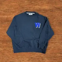 Quash ネイビー トレーナー ビックシルエット M
