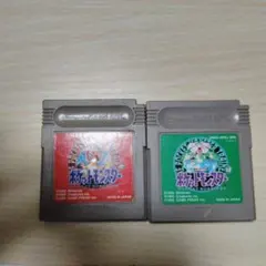 ゲームボーイ　ポケットモンスター赤緑