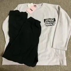 新品タグ付 150 JENNI フリースパジャマ 上下セット 秋冬 ジェニー