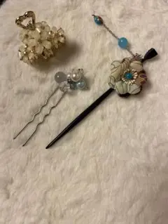 髪飾り　ヘアピン　フォーマル　卒業式　発表会　結婚式　ヘアクリップ　蝶