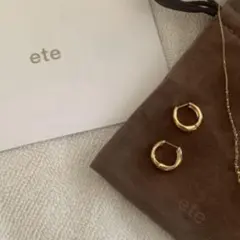 ete K10 ゴールドフープピアス 片方のみ 771283 ete K10 ゴールドフープピアス 片方のみ 771283 - メルカリ