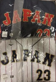 正規品]WBC 侍ジャパン #4 若月健矢 レプリカユニフォーム Lサイズ