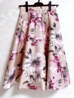 リランドチュール　オータム大花スカート　花柄　華やか　可愛い　おしゃれ　魅力的のサムネイル