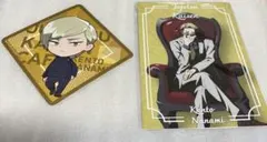 呪術廻戦　カフェ特典コースター　特典ポストカード　七海建人　計2点