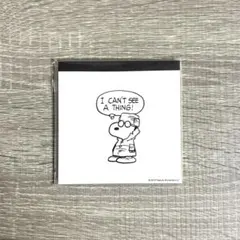 【新品未開封】スヌーピー　スクエアメモパッド（匿名発送）