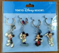 東京ディズニーリゾート ミッキー キーチェーン 4個セット