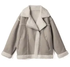 本日限定値下げ【GRL】 エコムートンライダースジャケット　[k9037x]