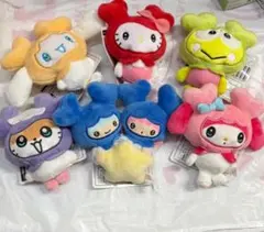 TWICE LOVERYsサンリオキャラクターコラボぬいぐるみ 6体セットタグ付