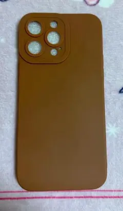 iPhone14pro Max対応 茶色 スマホケース カメラレンズ保護 カバー