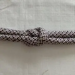 まるぐけ　帯締め　くすんだ紫絞り