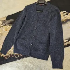 エルボーパッチ カーディガン